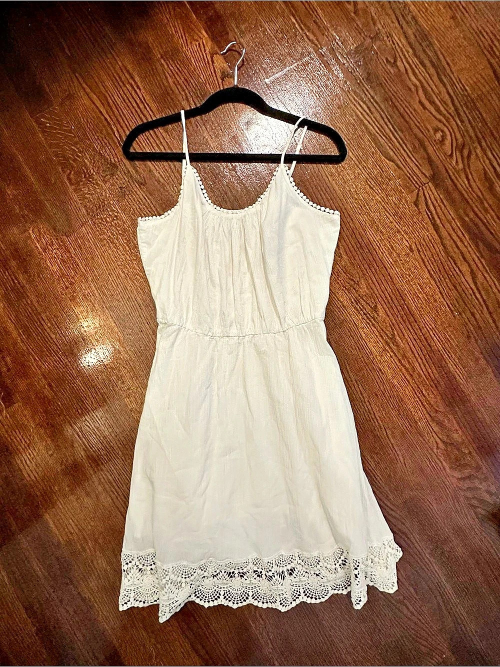 Old Navy White Cotton Mini Dress Size Medium